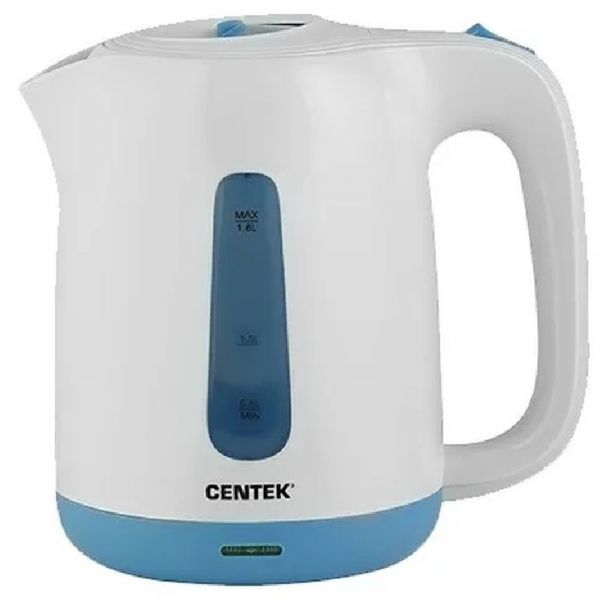 Электрический чайник Centek CT-0044 белый/синий 1,8 л